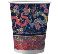 Набор бумажных стаканов ND Play Китайские драконы в т/у пленке 250 мл, 6 шт 309396