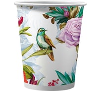 Набор бумажных стаканов ND Play Птицы и цветы, 6 шт, 250 мл 297165