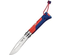 Нож Opinel №8 Outdoor Mountain sea, синий, 001991