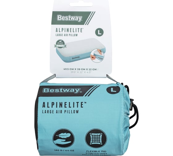 Надувная подушка BestWay AlpineLite 49.5x28 см 69625 BW 1