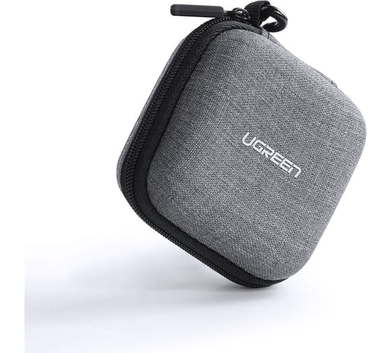 Органайзер UGREEN LP128 Earphone & Cable & Charger Multi-functional Case серый 70577