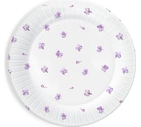 Набор бумажных тарелок ND Play Сирень, 6 шт, 180 мм 302983