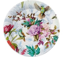 Набор бумажных тарелок ND Play Птицы и цветы, 6 шт, 180 мм 297166