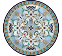 Набор бумажных тарелок ND Play Царская-калейдоскоп голубая, 6 шт, 180 мм 308708