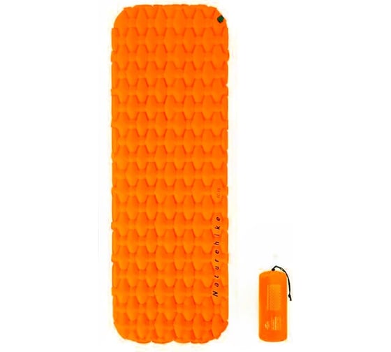 Коврик спальный одноместный Naturehike NH19Z032-P FC-10 оранжевый 6976023922541