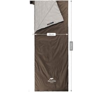 Мешок спальный Naturehike NH21MSD09 мини LW180, размер XL, коричневый 6927595777985