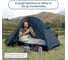 Палатка одноместная сверхлегкая Naturehike NH18A095-D, + коврик, 20D, синий 6927595737743 5