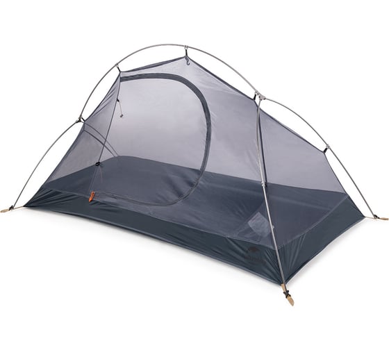 Палатка одноместная сверхлегкая Naturehike NH18A095-D, + коврик, 20D, оранжевый 6975641886495