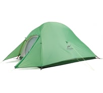 Палатка одноместная сверхлегкая Naturehike Сloud up NH18T010-T + коврик, 20D, зеленый 6927595765678