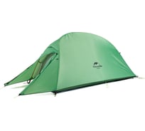 Палатка двухместная сверхлегкая Naturehike Сloud up NH17T001-T, + коврик, 20D, зеленый 6927595732212