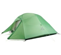 Палатка трехместная сверхлегкая Naturehike Сloud up NH18T030-T + коврик, 20D, зеленый 6927595765685