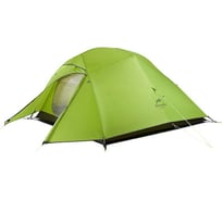 Палатка трехместная сверхлегкая Naturehike Сloud up NH18T030-T, + коврик, 20D, светло-зеленый 6927595730591