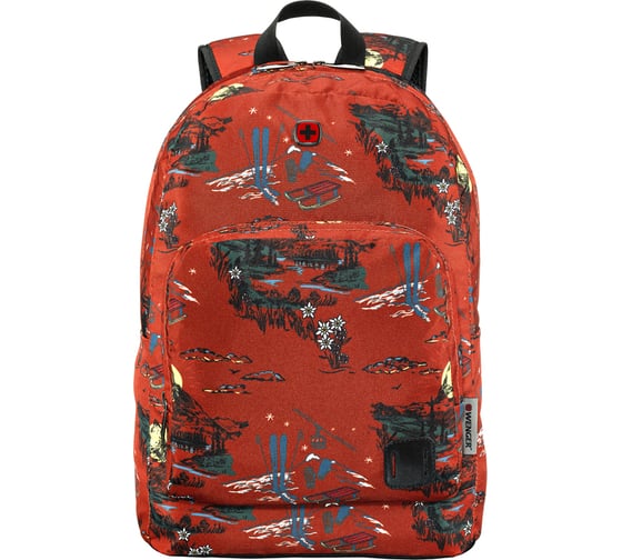 Рюкзак Wenger Crango 16'', оранжевый с рисунком, 31x17x46 см, 24 л 610194