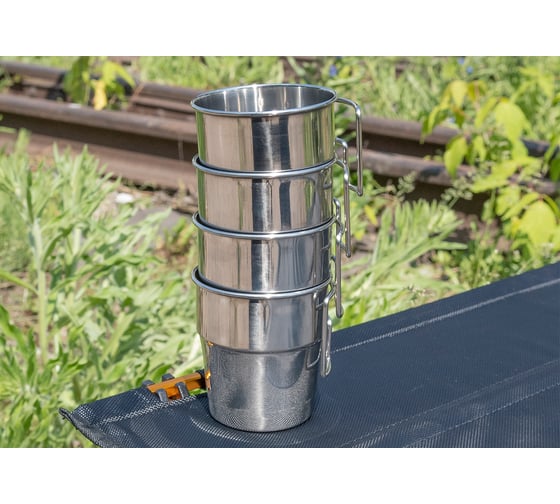 Комплект кружек со складными ручками KITOKI DS-03 4 шт М7761421