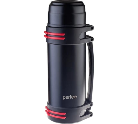 Термос для напитков Perfeo PF_E1361 с крышкой-поилкой, 2.5 л, черный 30018794