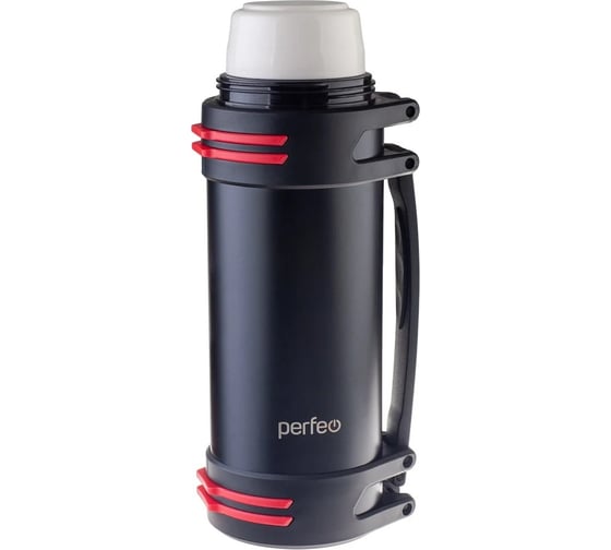 Термос для напитков Perfeo PF_E1361 с крышкой-поилкой, 2.5 л, черный 30018794