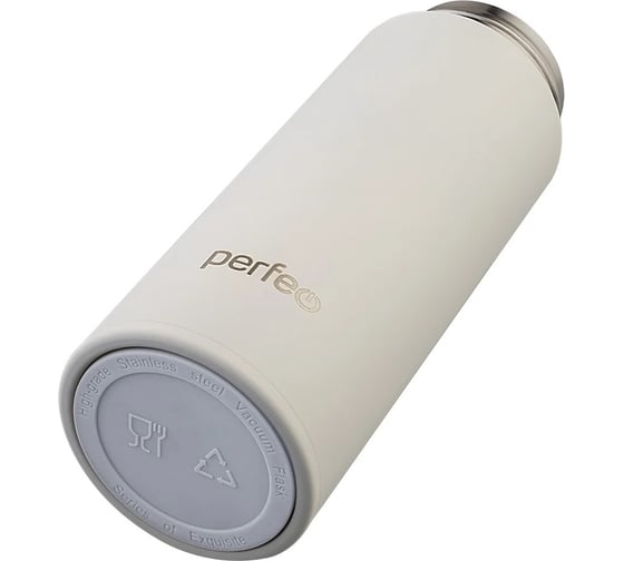 Термос для напитков Perfeo PF_E1370 объем 0.4 л, белый 30018801