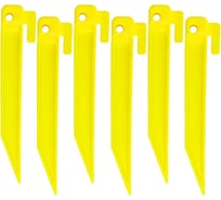 Набор пластиковых Т-образных колышков SOLARIS 15 см, 6 шт S6611