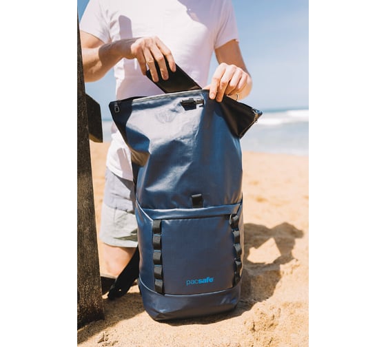 Рюкзак-антивор Pacsafe Dry Lite 30L, синий, 30 л 21115639
