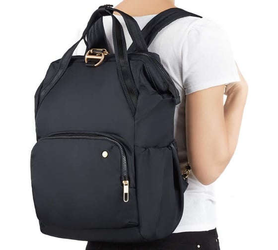 Женский рюкзак-антивор Pacsafe Citysafe CX Backpack, черный 20420100