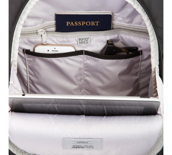 Женский рюкзак-антивор Pacsafe Stylesafe backpack, черный, 12 л 20615100
