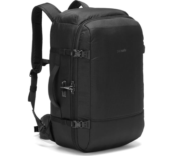 Рюкзак-антивор в ручную кладь Pacsafe Vibe 40L, черный, 40 л 60310130