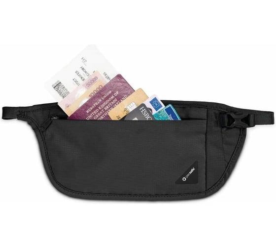 Сумка-кошелек на пояс Pacsafe Coversafe V100, черный 10142100