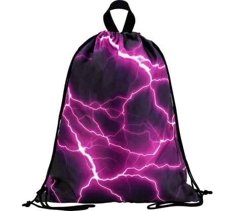 Мешок для обуви BRAUBERG большой, с ручкой, 51x41 см, Lightning 272400