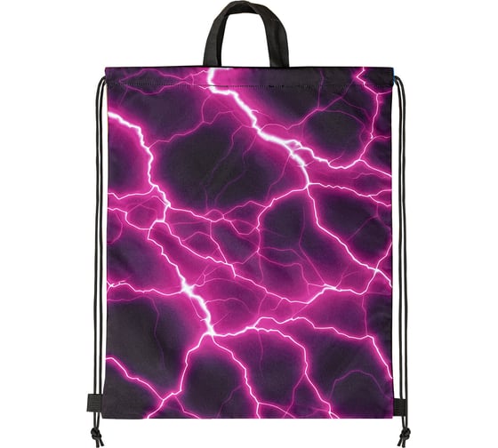 Мешок для обуви BRAUBERG большой, с ручкой, 51x41 см, Lightning 272400
