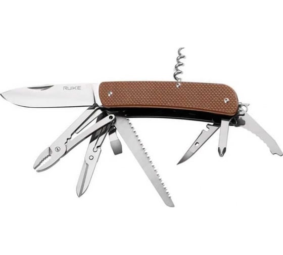 Нож Ruike multi-functional коричневый L51-N