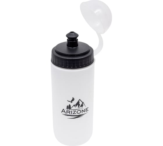 Бутылка для воды Arizone фляга для велосипеда, 500 мл, белая 34-100020