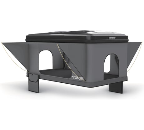 Палатка на крышу автомобиля Сорокин Box top+, черная 33.44