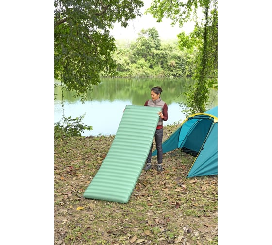 Надувной спальный коврик Bestway каремат AdventuRest Insulated Queen 203x142x15 см 69618 BW