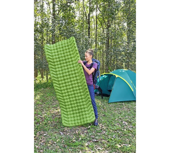 Надувной спальный коврик Bestway каремат WanderLite 198x71x6.5см 69616 BW