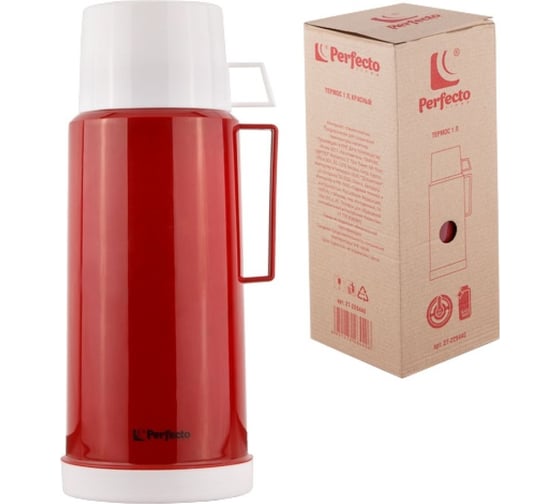Термос PERFECTO LINEA 1 л, красный 27-226440 1
