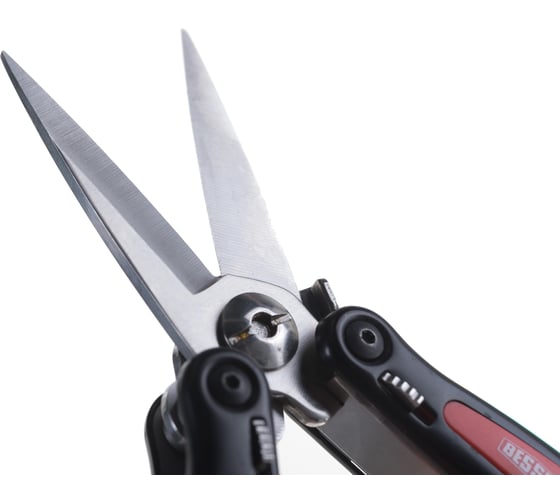 Мультитул BESSEY 7-в-1: ножницы, нож, пила, напильник, PH и SL отвёртки ER-DBST