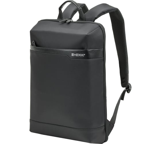 Рюкзак HEIKKI High Tech (ХЕЙКИ) с отделением для ноутбука, черный, 43x28x12 см 272589 1
