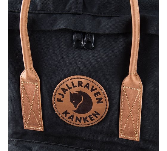 Рюкзак Fjallraven Kanken No. 2, черный, 27х13х38 см, 16 л F23565-550