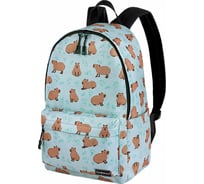 Рюкзак универсальный HEIKKI Positive ХЕЙКИ карман-антивор, Capybara, 42x28x14 см 272548
