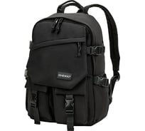 Рюкзак HEIKKI Fusion (ХЕЙКИ) универсальный, отделение для ноутбука, карман-антивор, черный, 43x30x14 см 272577