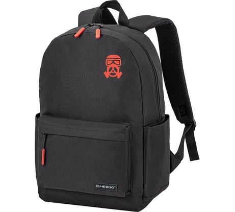 Рюкзак HEIKKI Energetic (ХЕЙКИ) универсальный, эргономичный, Mask, черный, 43x30x16 см 272533