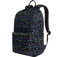 Рюкзак HEIKKI Dream (ХЕЙКИ) универсальный, с карманом для ноутбука, эргономичный, Neon cats, 42x26x14 см 272524