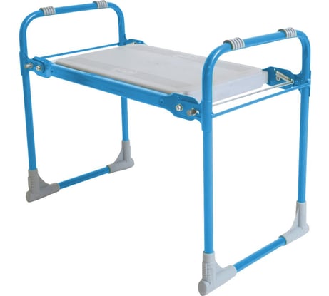 Садовая складная скамейка НИКА СК голубая 00-00014652