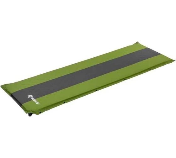Коврик самонадувной Nisus 190x65x4 см, салатовый/серый (N-004-GLG) 00000358569