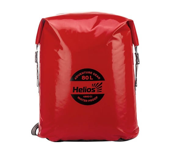 Герморюкзак Helios 80 л, ПВХ, красный/черный (HS-GR-80-RB) 00000331022