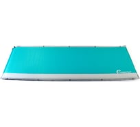 Коврик самонадувающийся 188x66x5 cм, стандарт, бирюзовый/серый Следопыт PF-KS-14