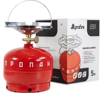 Плита газовая с баллоном PROFIRE 5 л, CAMPER, CS-005 00-00004262