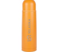 Термос Relaxika 101 0.75 л, желтый, стикерпак "Морской" R101.750.6