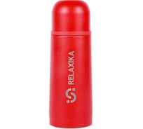 Термос Relaxika 101 0.35 л, красный (стикерпак "Альпинизм") R101.350.7