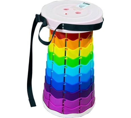 Табурет складной пластиковый SevenBerg цветной stool color